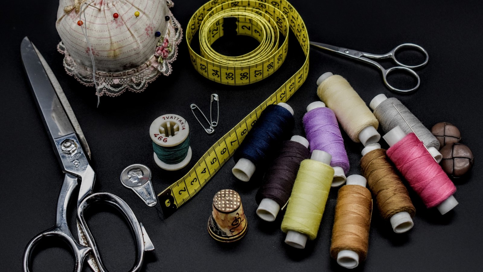 Sewing threads and tools